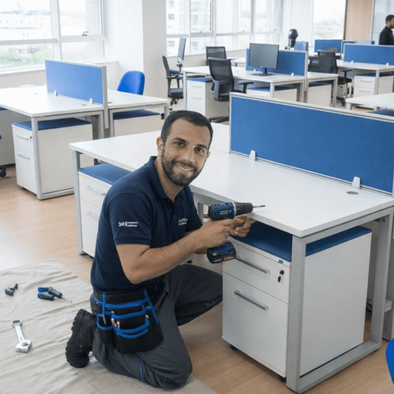 Montagem de móveis corporativos